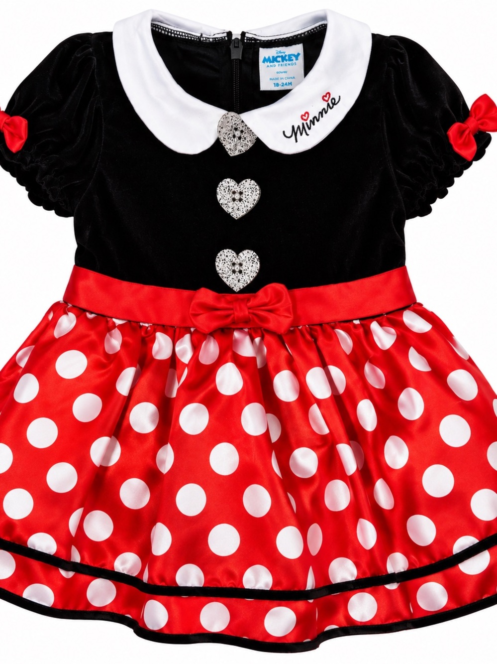 Disney Black & Red Minnie Polka Dot Party Dress